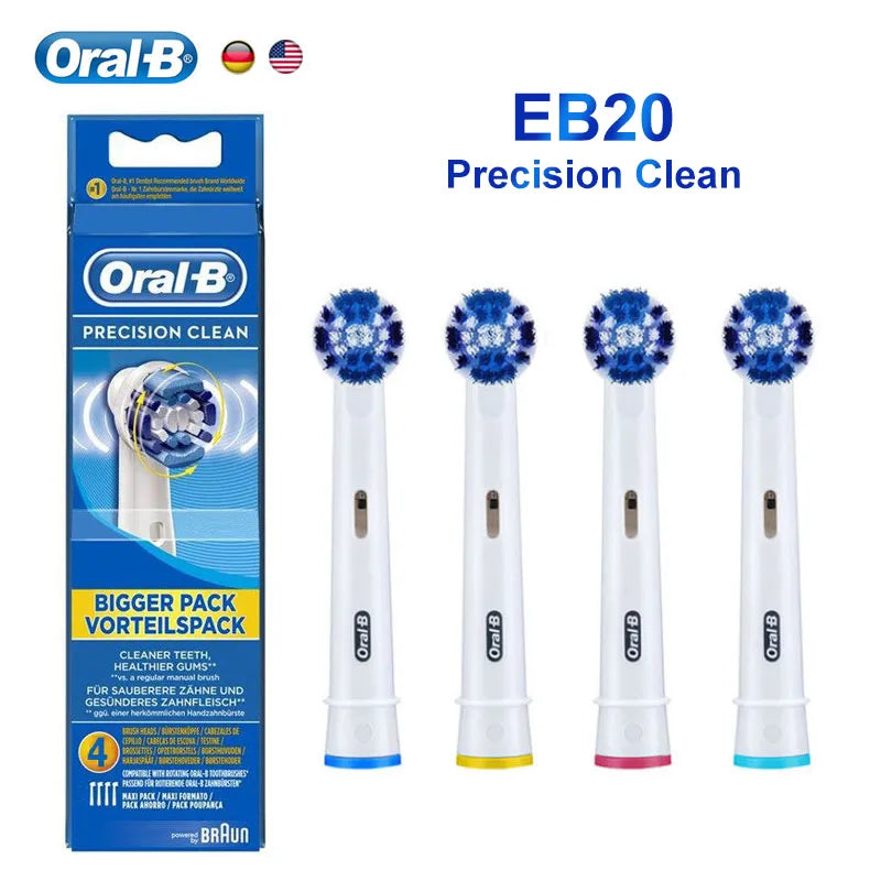 Original Oral B Electric Toothbrush Replacement Brush Heads 1-12pcs Precision Deep Clean Teeth Whitening Refill Remove Plaque