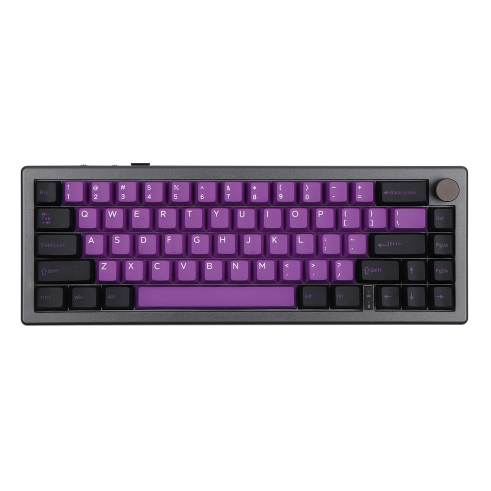 EPOMAKER EK68 65% Gasket Mechanical Keyboard Knob Hot-swap 2.4Ghz/Bluetooth 5.0/USB-C Wireless Wired 3000mAh Battery RGB NKRO