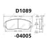 Front Brake Pad-04005 Is Suitable For Dongfeng Fengshen Ax7 Plus/Pro/E70/Grace Mx5/Baic Phantom S6/Accessories Ceramic Mat
