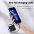10000mAh Mini Power Bank Built in Cable PowerBank Portable Fast Charger External Battery For iPhone 14 Pro Samsung Xiaomi Huawei