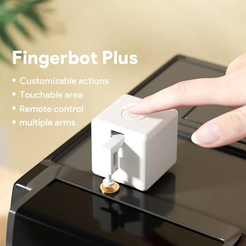 Tuya Zigbee Bluetooth Fingerbot Plus Robot Button Pusher Switch Bot Smart Home Work With Alexa Google Home Smart Life App