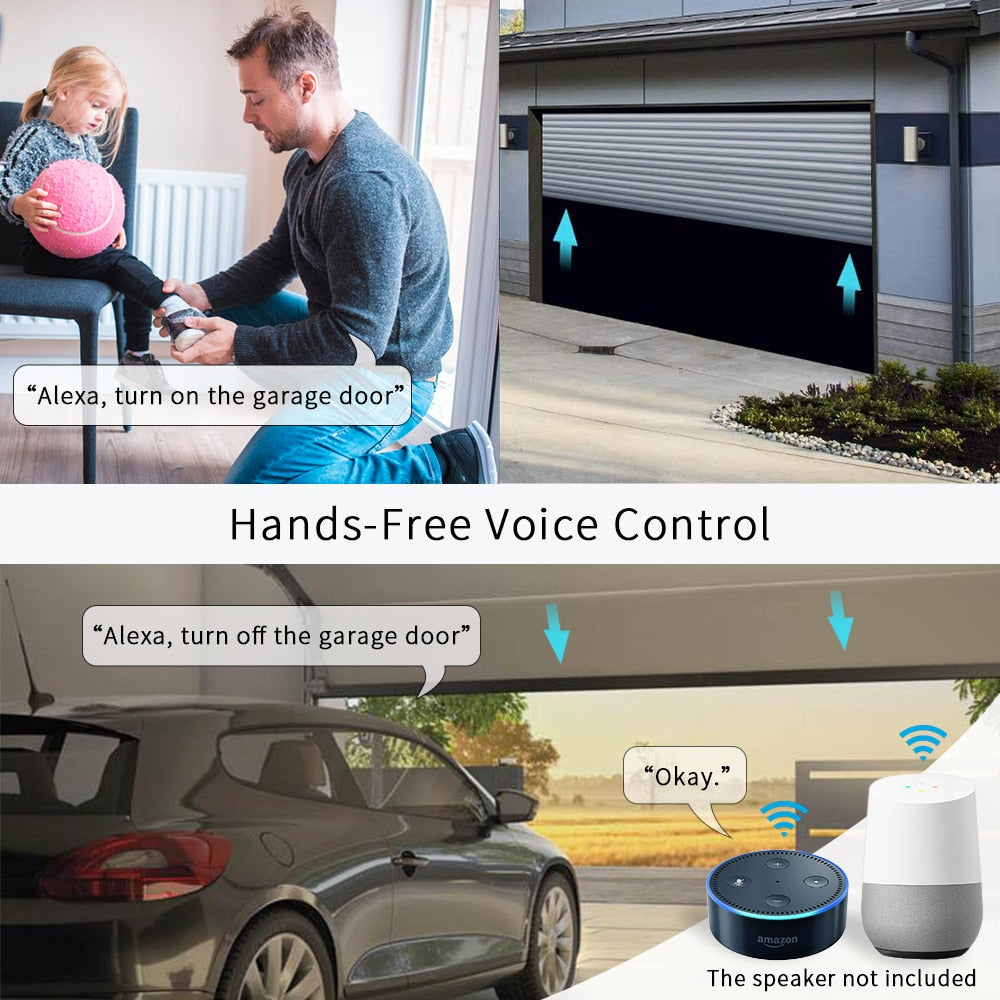 1CH RF Smart Switch 12V 24V 220V AC DC WIFI Ewelink Remote Control  Garage Door Opener Switch 10A Relay Self-locking inching
