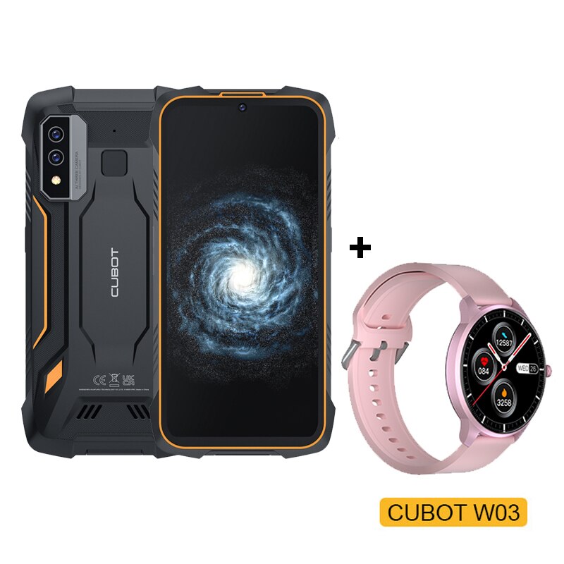 Cubot KingKong 6, IP68 Waterproof Rugged Smartphone, 64GB ROM (128GB Extended), 5000mAh Battery, NFC, 4G Dual SIM, Android Phone