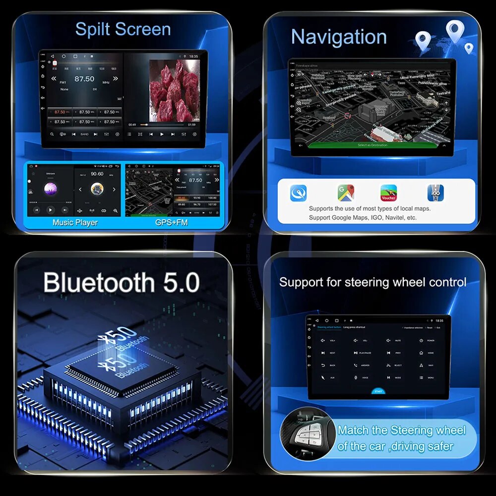 Android 13 For Toyota Wish XE10 2003 - 2009 TV Autoradio Carplay Car Stereo Radio Navigation Videp Player Multimedia