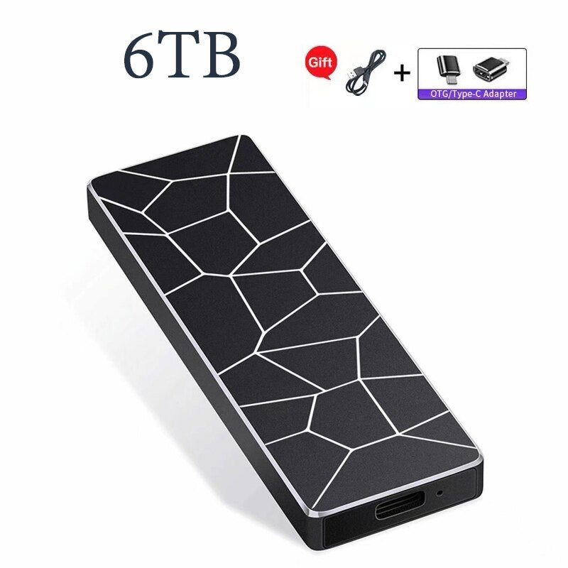 High-speed 8TB 4TB 1TB 500GB SSD Portable External Solid State Hard Drives USB 3.1 Type C Interface Original Mobile Hard Disks