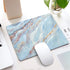 Marble Nordic Style Small Mouse Pad Computer Laptop Mousepad Rectangle Non-slip Rubber Base Deskpad Table Mat Desk Accessories