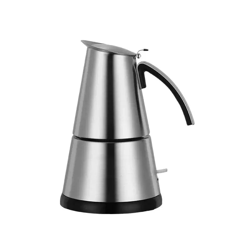 Mocha Pot  230 - 340 Ml Electric Portable Stainless Steel Thermostatic Extraction  Auto Power Off Home Kitchen Coffee Maker
