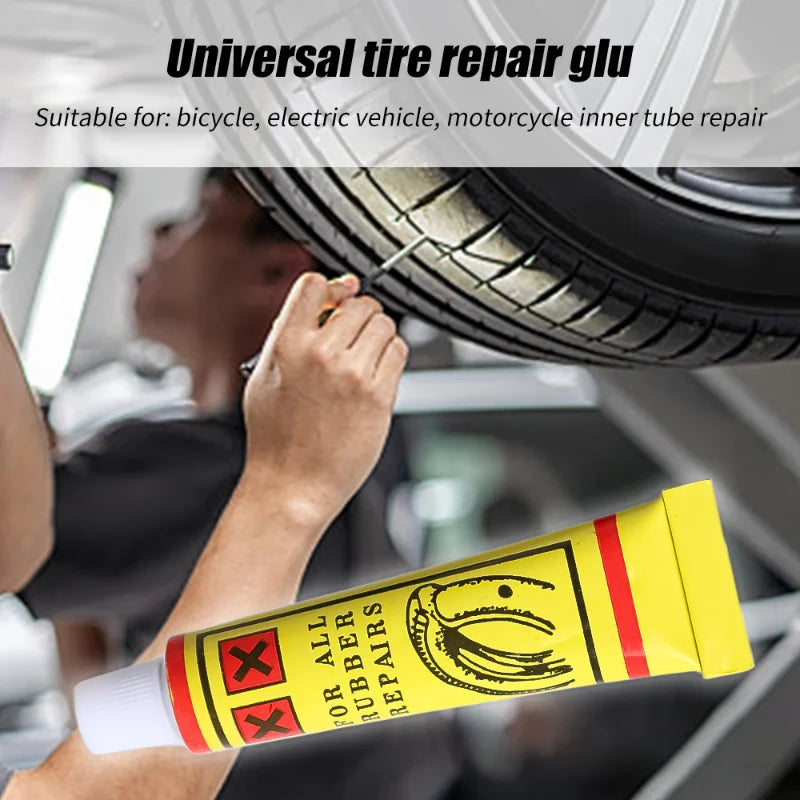 6ml Car Tire Repairing Glue Tyre Inner Tube Puncture Repair Tools Motorcycle Bike Universal Portable Repairing Glues