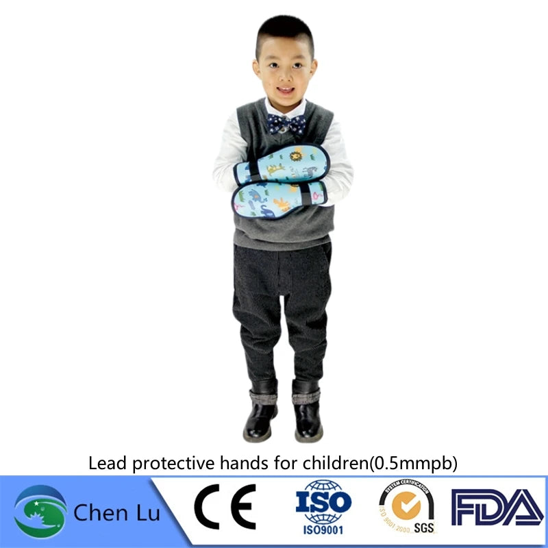Genuine x-ray protective child lead gloves Hospital orthopedic patients radiological protection child 0.5mmpb lead hand guards