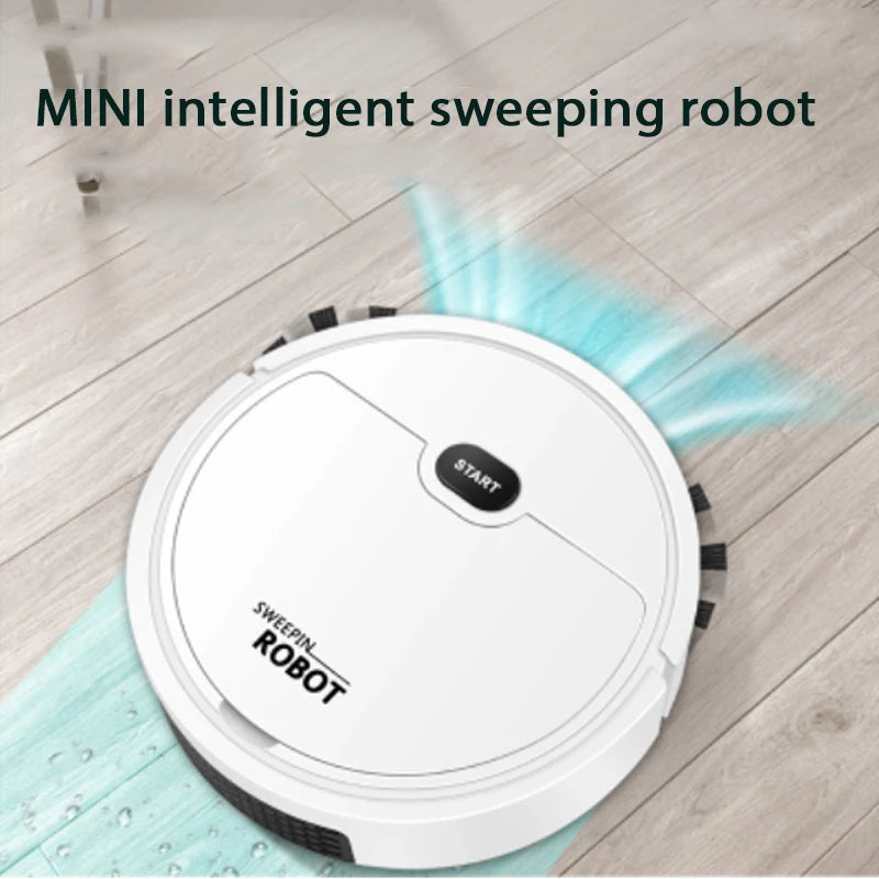USB Charging Sweeping Robot Sweeper and Mop Mini 3 in 1 Intelligent Floor Cleaning Vacuum Cleaner Housekeeping Electric Cordless