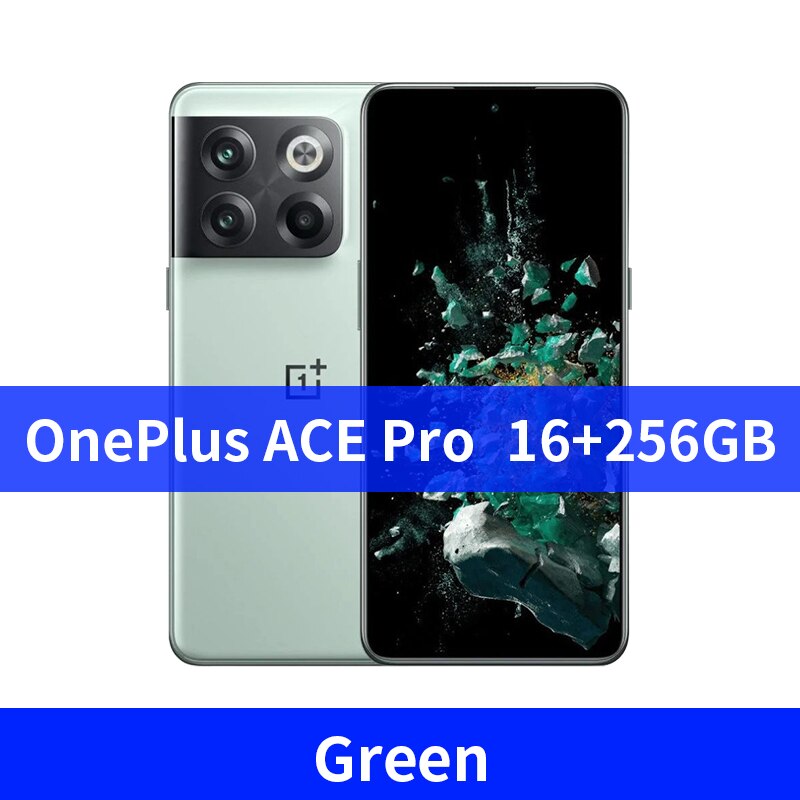 Global Rom OnePlus Ace Pro 5G Smartphone 150W Supervooc Charge 4800mAh 6.7'' Cellphones 120Hz AMOLED Display 50MP Triple Camera