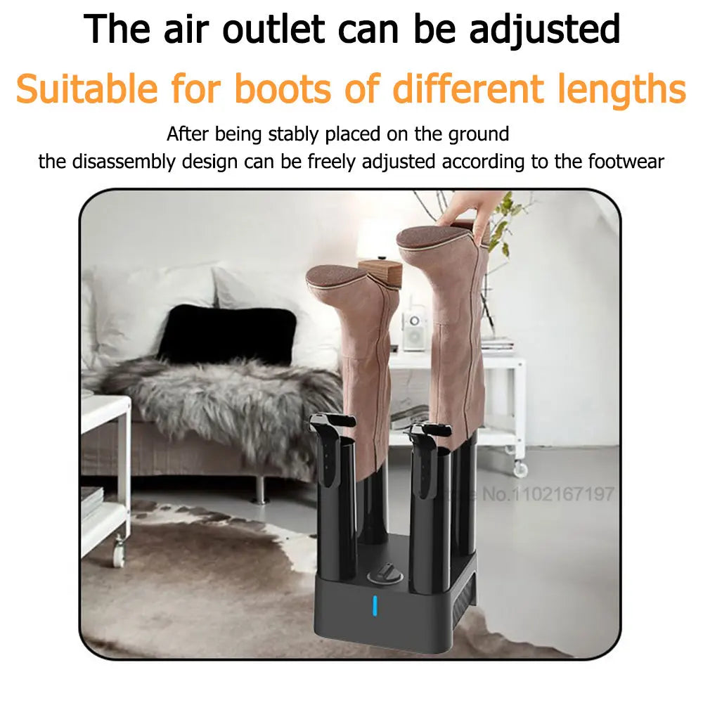 220V Electric Shoe Dryer Heater Constant Temperature Drying Deodorization Sterilization Multi-Function Sterilization Shoes Dryer