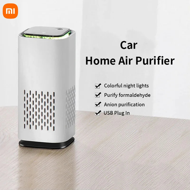 Xiaomi Mijia Air Purifier Cleaner Negative Ion USB Direct Plug Cleaner Purifier Remove Formaldehyde Household Car Accessories