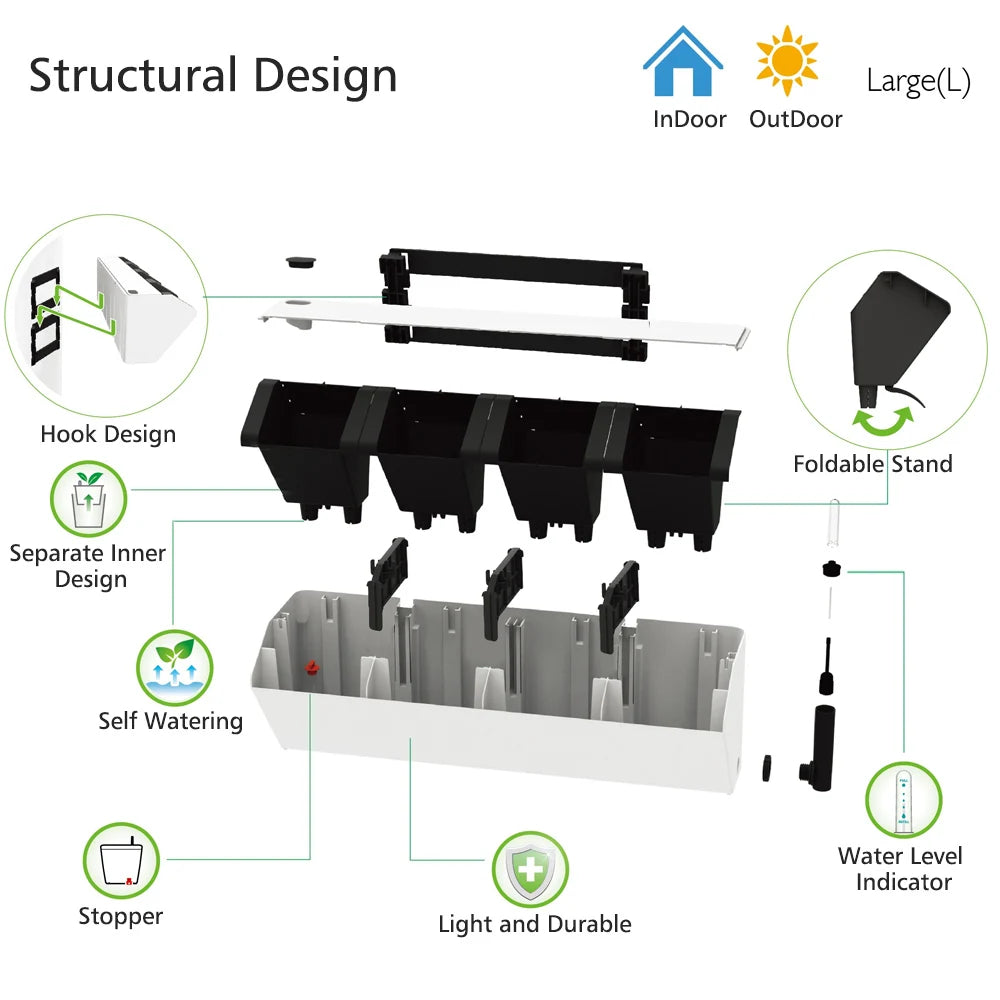 2020 New Design Cheap Flower Pots GreenSun Hydroponic Vertical Tower Garden With Automatic Irrigation System For Home