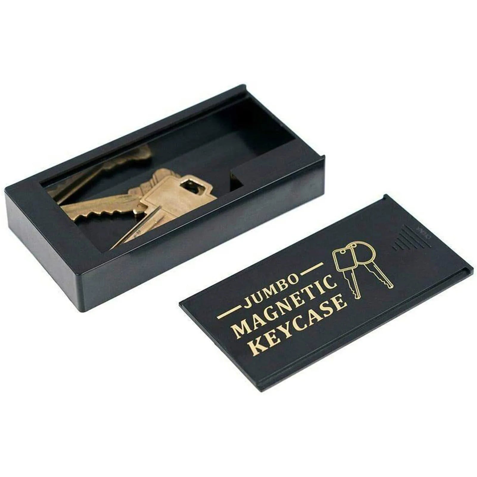 Creative Black Magnetic Key Safe Box For Home Office Outdoor Security Protection Car Truck Key Secret Box Storage Organizer