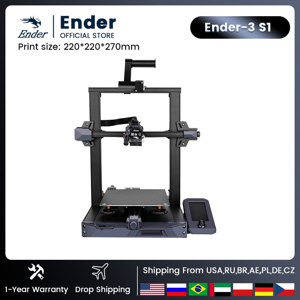 Creality 3D Ender-5 S1 FDM Printer Ender-3 S1 Pro Ender-3 S1 Plus Ender-3 V2 Neo CR-touch Auto-Leveling Impresora 3d