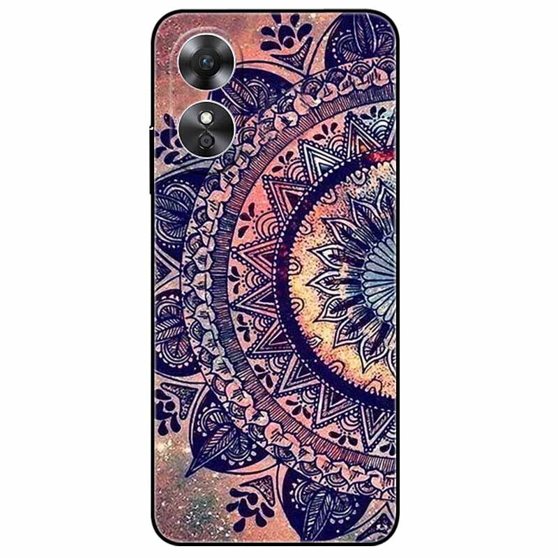 For OPPO A98 5G A 98 Case Silicone Soft Wolf Lion Cat Black Bumper Funda Coque for OPPO A98 2023 CPH2529 OPPOA98 Protective Bag