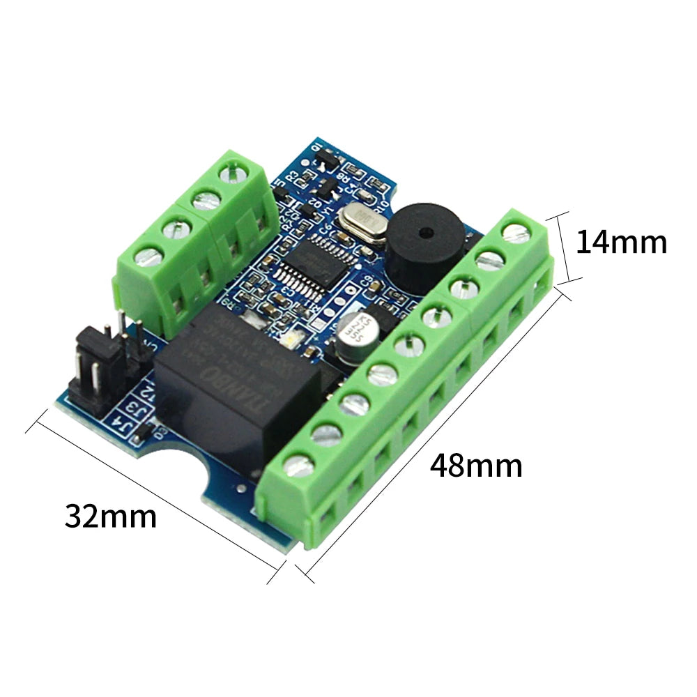12V Access control Mini Relay Module Controller Board Kit TM Wiegand RFID Card Reder Set Door System support Admin Card 1000user