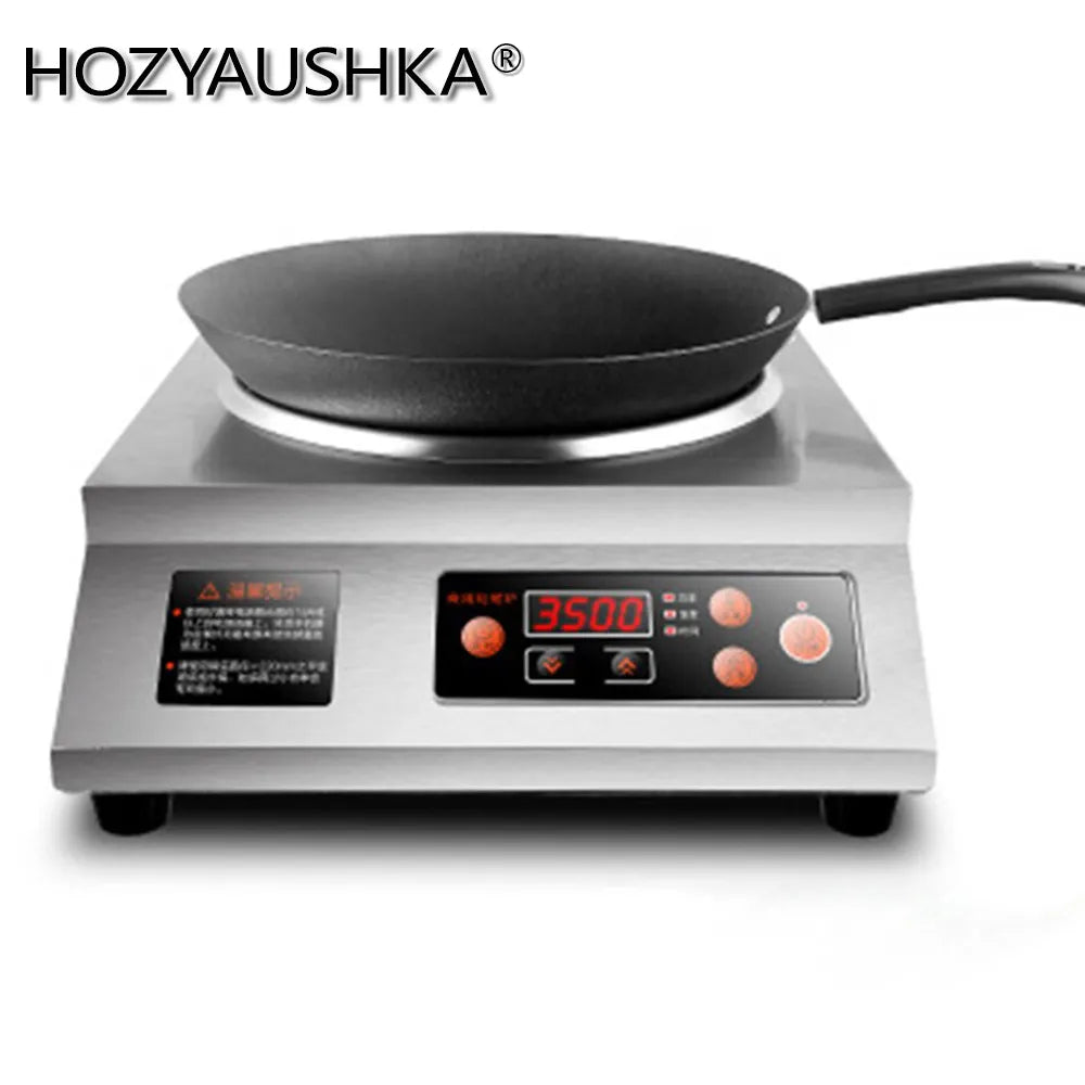3500W high power induction cooker household all stainless steel large size wcommercial electromagnetic cooker cooking