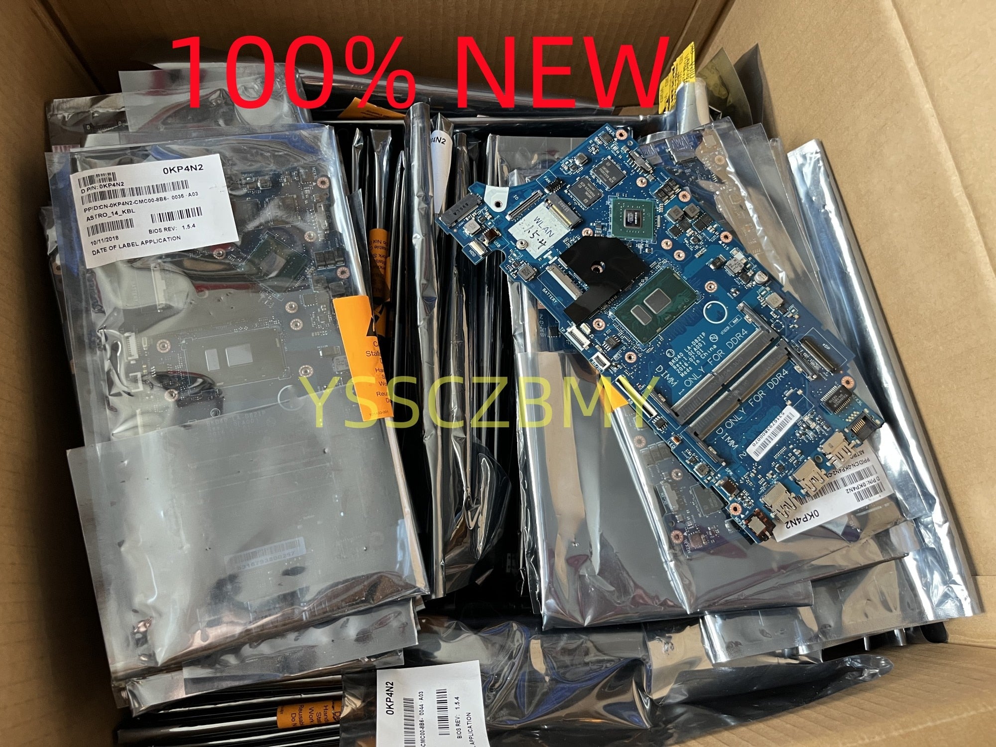 NEW I7-7500U 940MX 4GB For Dell Inspiron 7460 7560 Laptop Motherboard BKD40 LA-D821P CN-0KP4N2 0KP4N2 KP4N2 Mainboard