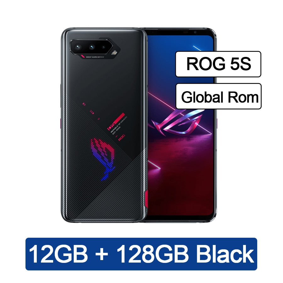 Global Rom Asus ROG Phone 5s ROG 5S 5G Gaming Phone 144Hz Display Snapdragon 888 Plus 6000mAh Fast charging 65W Smartphone