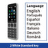 New and Original Nokia 125 2G Mobile Phone Multilingual Dual SIM 2.4 inch Cards FM Radio 1020mAh Feature Mobile Phone