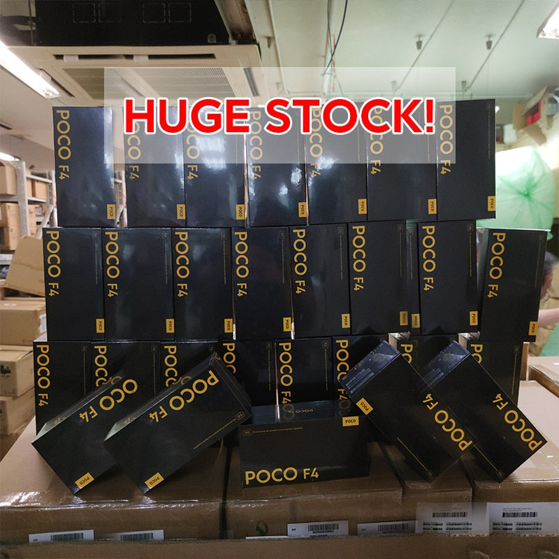 POCO F4 5G Global Version 6GB 128GB/8GB 256GB Snapdragon 870 Octa Core 67W Charging 120Hz 64MP Triple Camera NFC