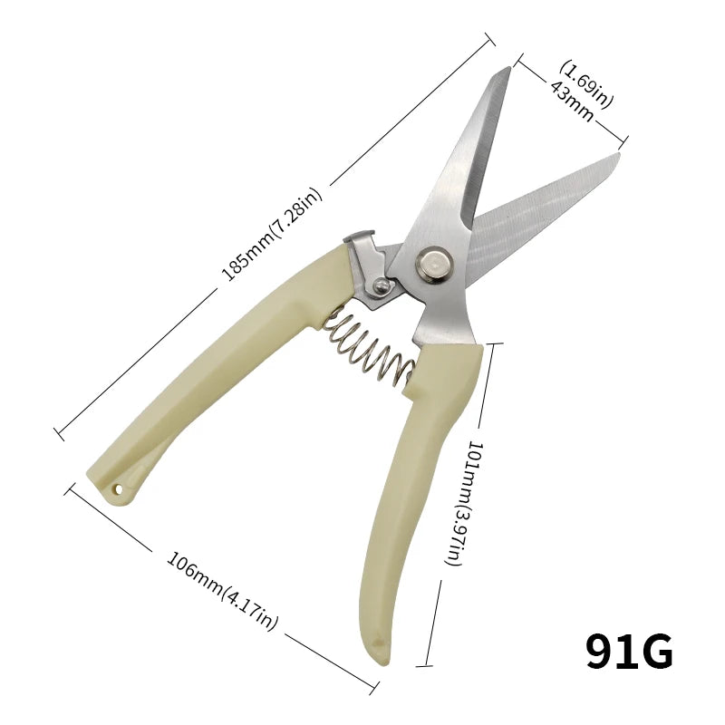 Pruner Shears Hand Tools Bonsai For Gardening Stainless Steel Pruning Shear Scissor For Flowers Branches Grass