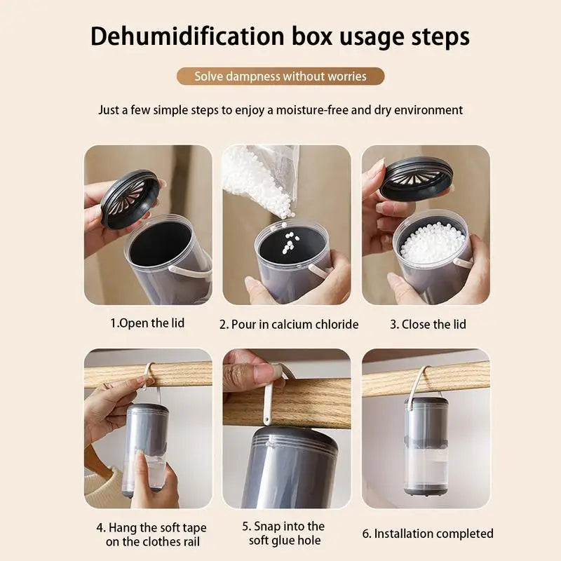 Moisture Absorbers Packets Odor Eliminator and Dehumidifier Boxes Humidity Remover for Closet Basements Bathroom Bedroom Kitchen