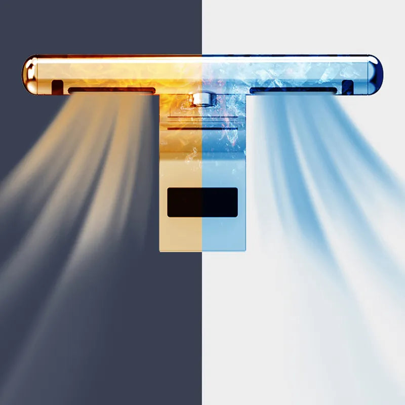 interhasa!  2 in 1 Design Aotumatic Hand Dryer and Sensor Faucet Hot & Cold Basin Tap Jet Air Hand Dryer for Bathroom Hotel