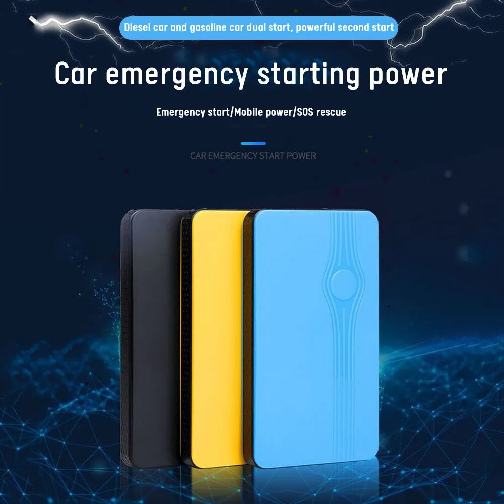 Jump Starter Automotive Portable Power Bank 20000mAh Battery Booster For 12V Car Lighting Emergency Rescue Auxiliary Accessories
