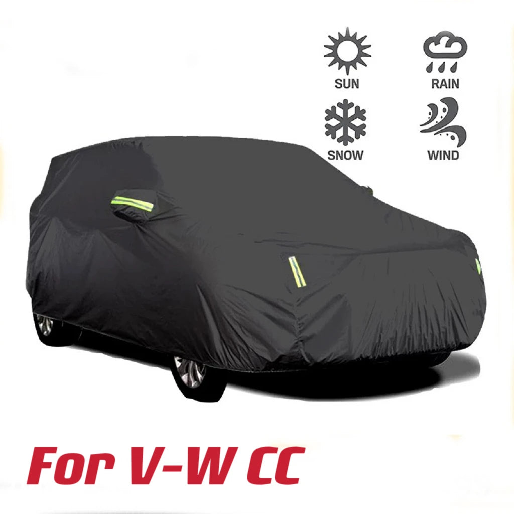 Car Cover Outdoor Sun Anti UV Rain Snow Frost Dust Protection Cover For CC 2017 2018 2019 2020 2021 2022 Auto Accessories
