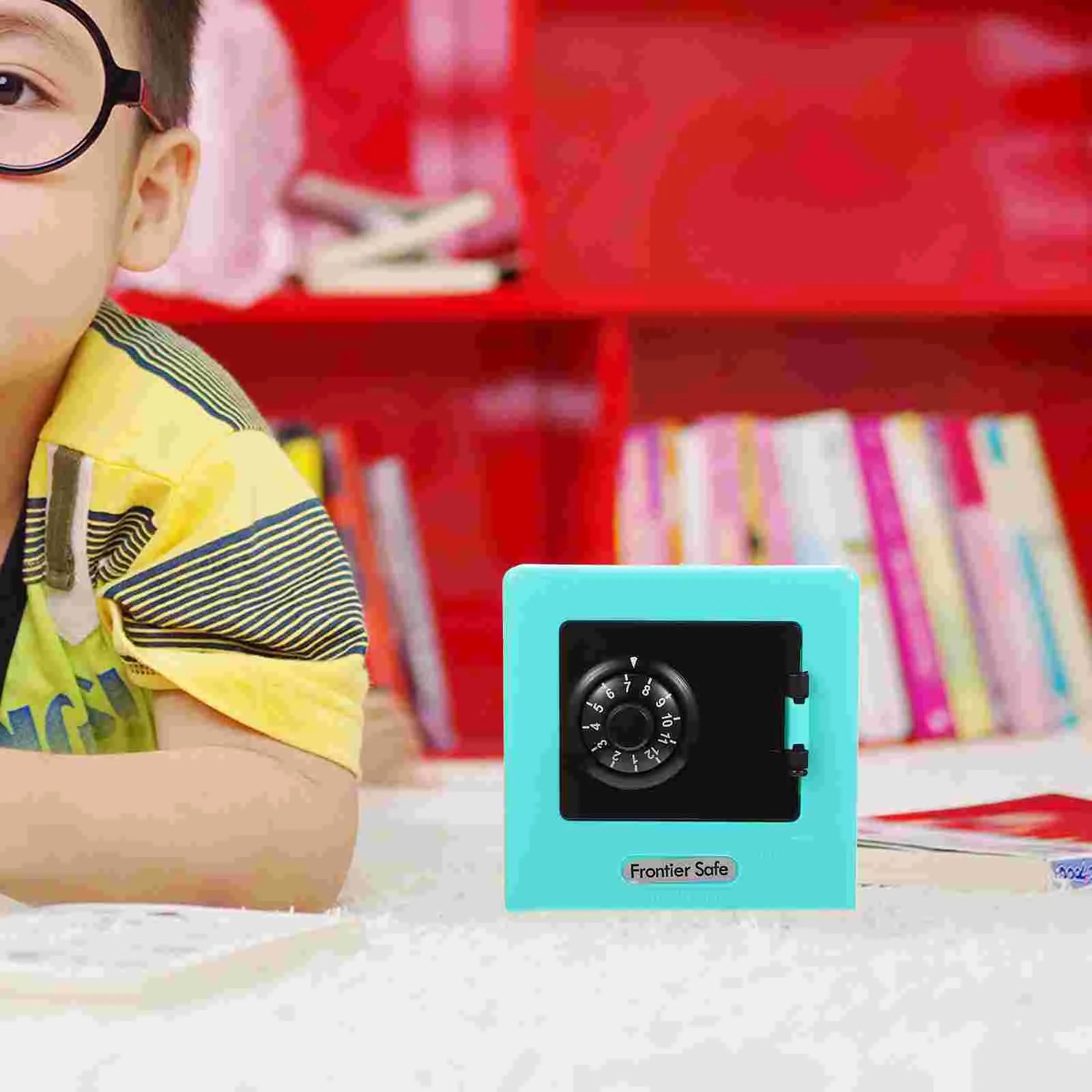 Bank Piggy Money Kids Safe Mini Box Password Saving Strongbox Coin Cash Savings Atm Pot Banks Electronic Container Children Real