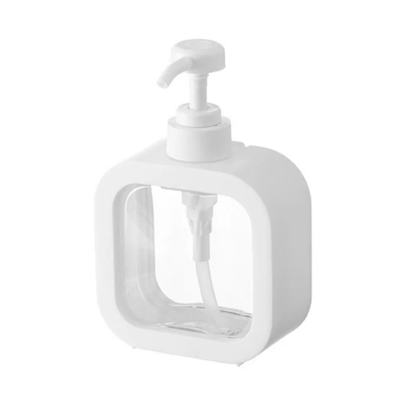 Clear Foaming Soap Dispenser 300/500ml Foam Hand Soap Dish Liquid Container Plastic Pump Bottle for Kitchen Bathroom Dispensers