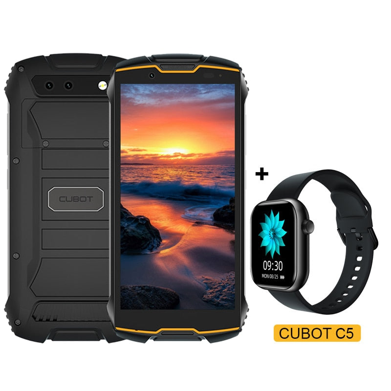 Cubot 4-Inch Waterproof Mini Smartphone, KingKong MINI2 Pro, Octa-Core, 4GB+64GB(128GB Extended),Dual SIM, 3000mAh,GPS, Face ID