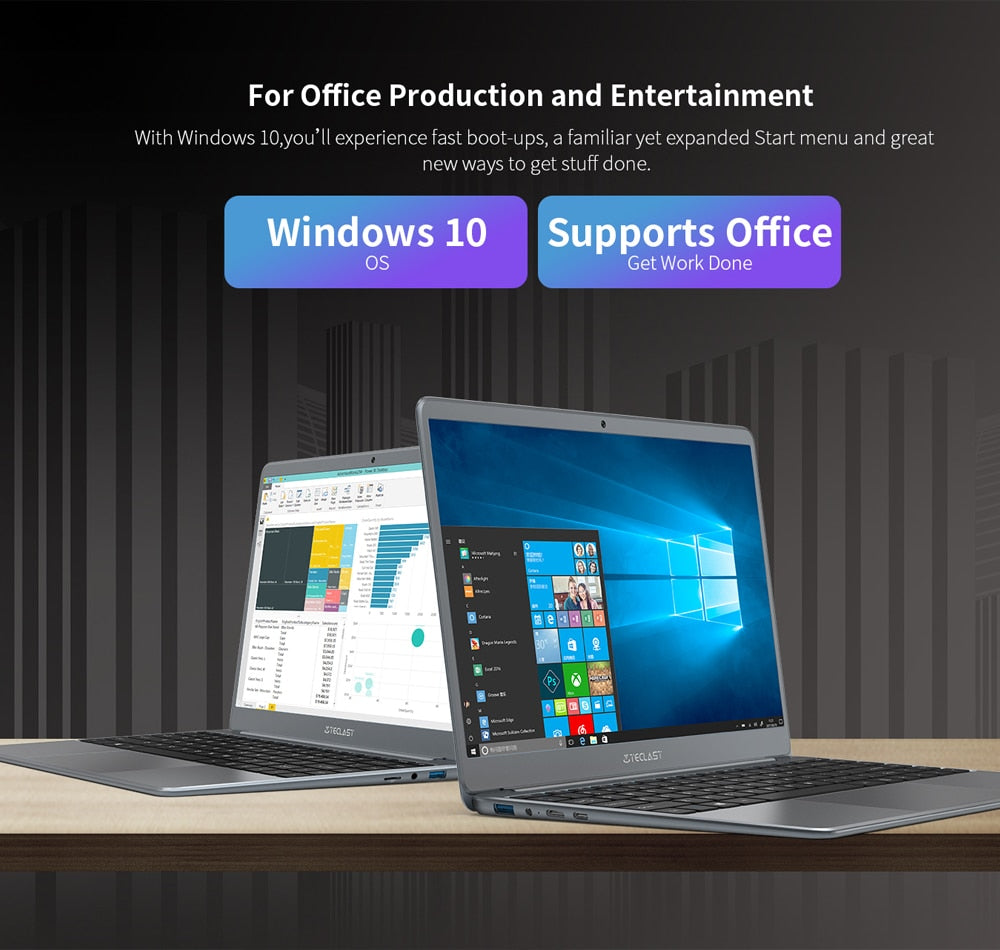 Teclast F7 Plus 2 14.1 Inch Laptop Windows 10 8GB RAM 256GB SSD Intel Celeron N4120 Intel UHD Graphics 600 Notebook