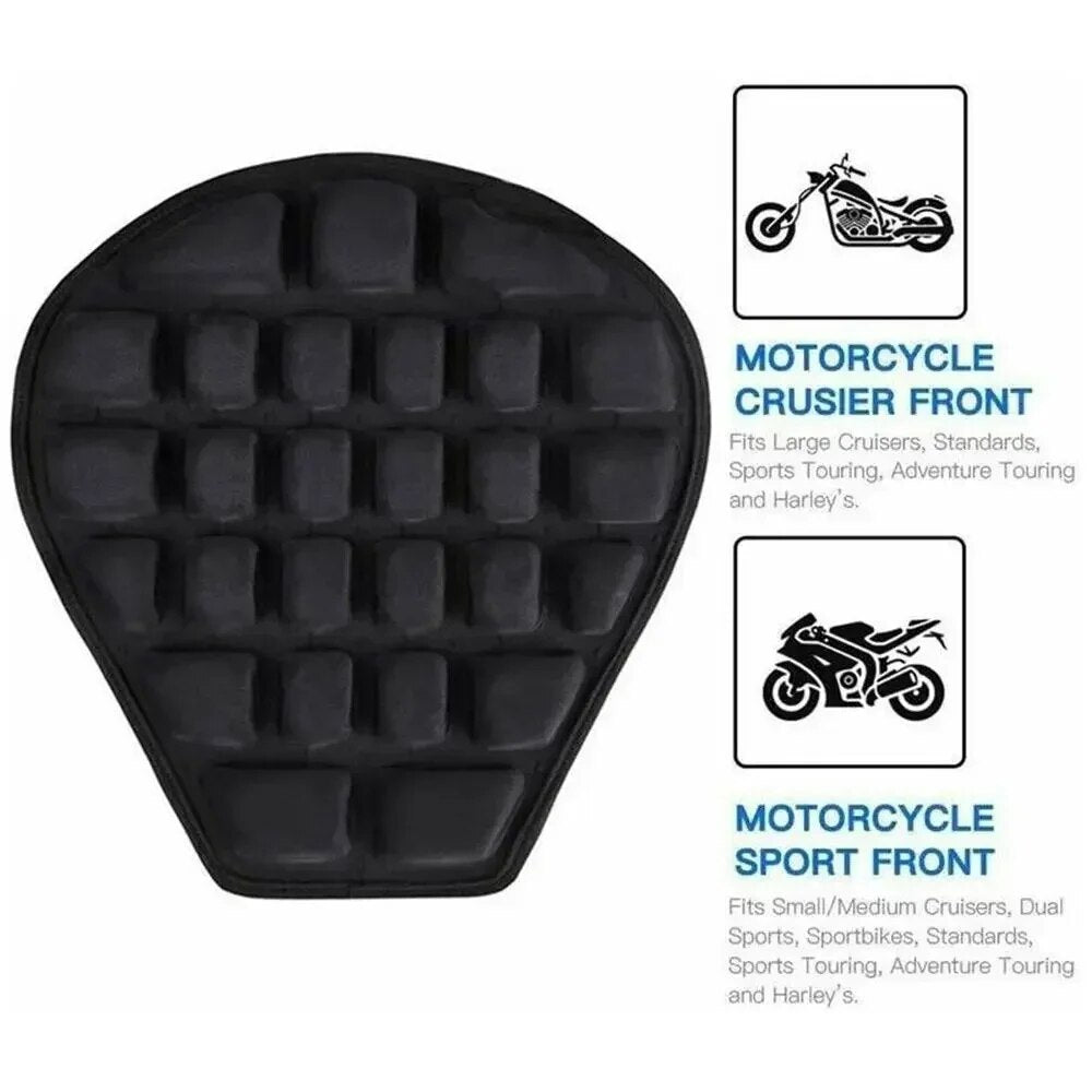 3D Sunscreen Comfort Motorcycle Seat Cushion Gel Seat Motorbike Pillow Pad Anti Slip Gel Seat Cushion Saddles Air Cover
