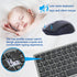 Rechargeable Keyboard and Mouse Combo Russian Hebrew Wireless Compact Slim Silent Keyboard Mouse Set for Laptop PC Computer