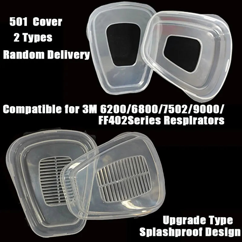 6001/6002/6004 Cartridge Box 5N11 Cotton Filters Sets For 3m 6200/7502/6800 Chemical Painting Spraying Respirator Dust Gas Masks
