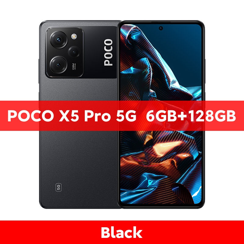 New POCO X5 Pro 5G Global Version 128GB/256GB Snapdragon 778G 120Hz Flow AMOLED DotDisplay 108MP Camera 67W 5000mAh NFC