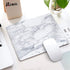 Marble Nordic Style Small Mouse Pad Computer Laptop Mousepad Rectangle Non-slip Rubber Base Deskpad Table Mat Desk Accessories