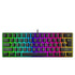 61 Key K401 for PC Laptop Desktop Wired Gaming Film Keyboard RGB Illuminated Keyboard 60% PC Gaming Keys