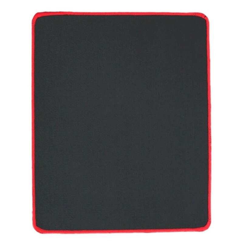 Non Slip Wear Resistant Computer Notebook Soft Edge Seamed Mouse Pad Office Rubber Fabric Mat
