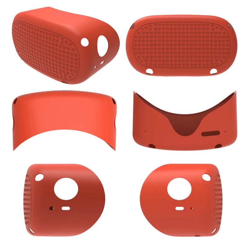 Case For Oculus Quest 2 VR Headset Head Cover smart glasses Anti-Scratches For Oculus Quest 2 Accessories Silicone Protective