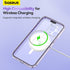 Baseus Magnetic Case for iPhone 14 13 12 11 Pro Max Support Wireless Charging Back Case Transparent Clear Protective Cover Case