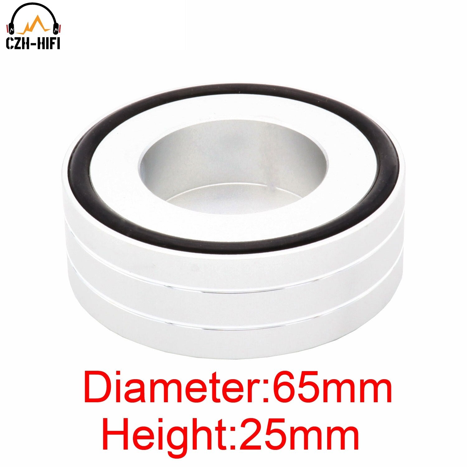 65x25mm Solid Aluminum Speaker AMP Turntable Recorder Isolation Feet Spike Floor Base Pad Stand Cone Damper Hifi Audio DIY