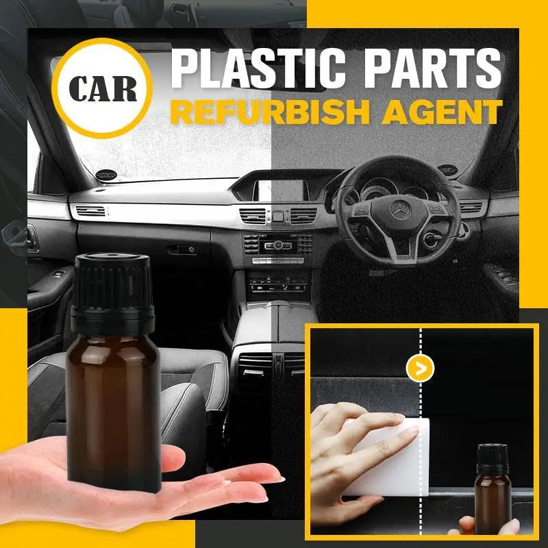 Car Interior Plastic Part Refurbish Retread Restore Agent Console Instrument Panel Care Paint Coating Maintenance Polish Cleaner