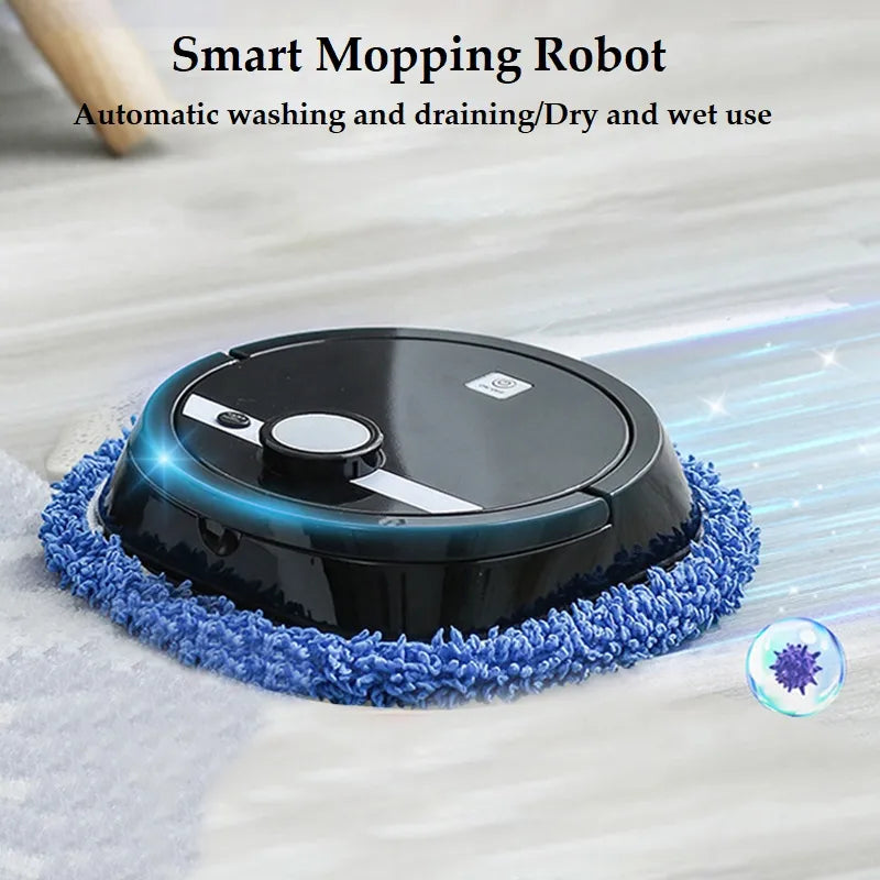 Smart Mopping Robot Sweep Cleaner 3600mah Dry And Wet Washing Cloth Scrubber Machine For Floor Household Cleaning Tools