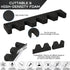 5 Guns Foam Gun Rack Hunting Gun Safe Accessory for Gun Storage Rifles Shotguns Wall Mount Gun Holder with Magnetic Strip + Hook