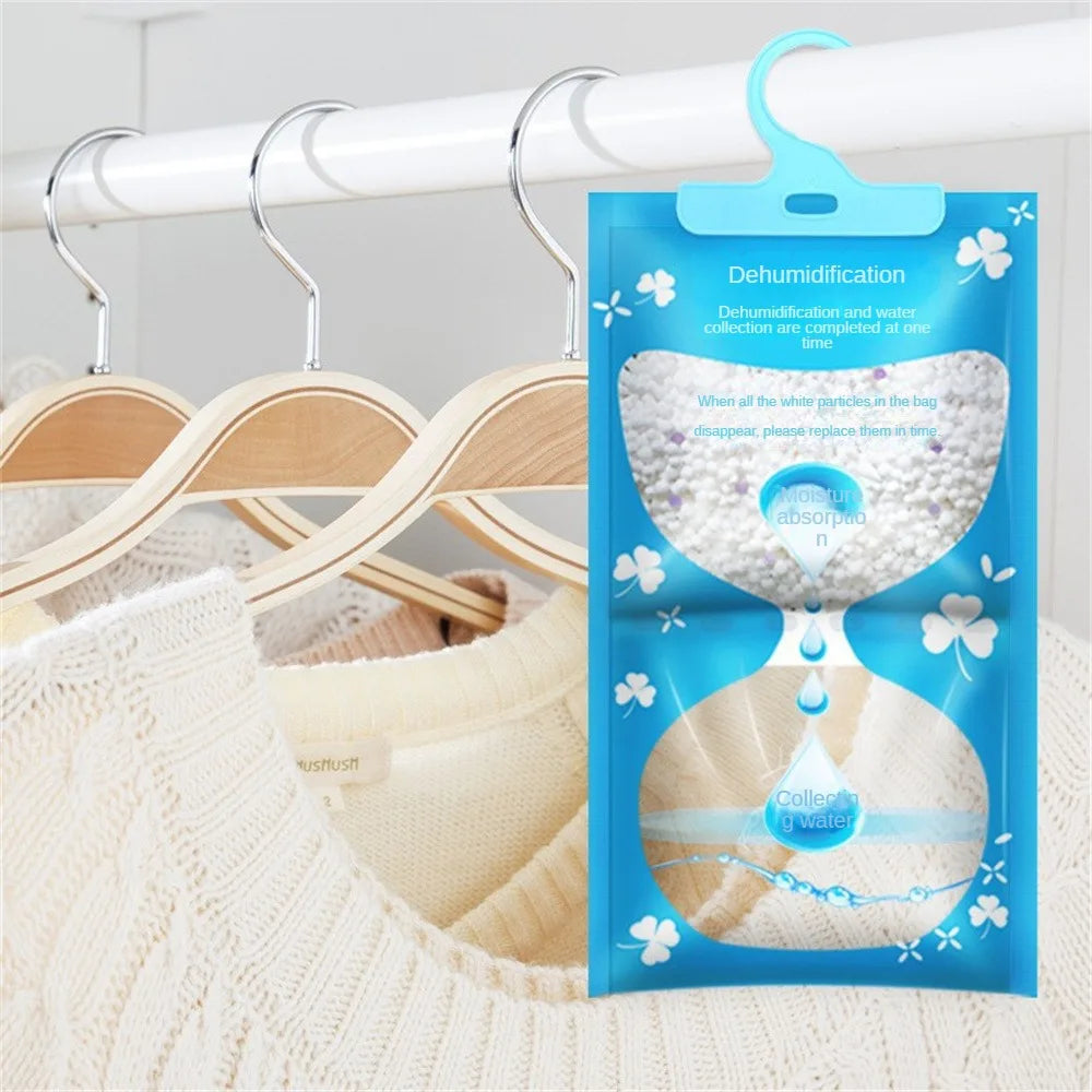 Hanging Closet Moisture-absorbing Drying Agent Closet Cabinet Wardrobe Dehumidifier Anti-mold Hygroscopic  Desiccant Bags